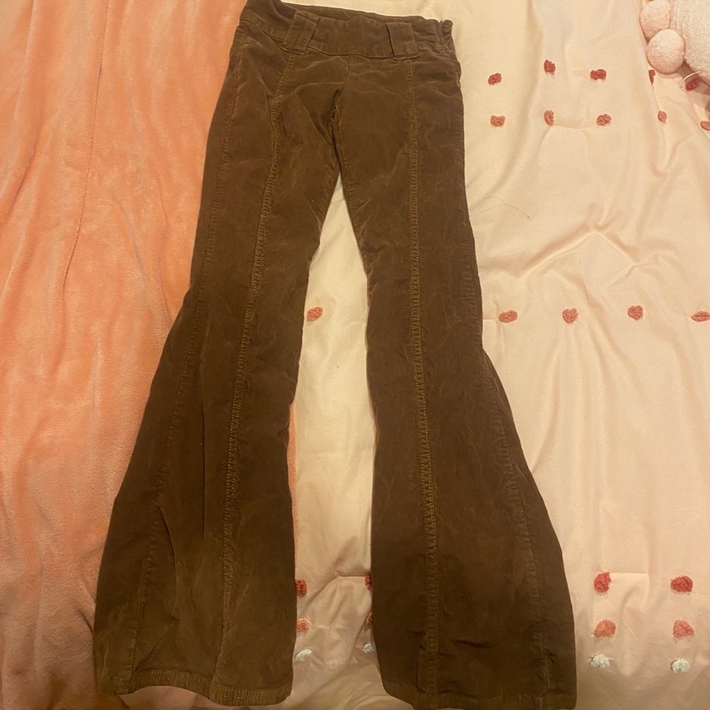 BDG Brown Corduroy Flare Jeans SIZE 24 WOMENS